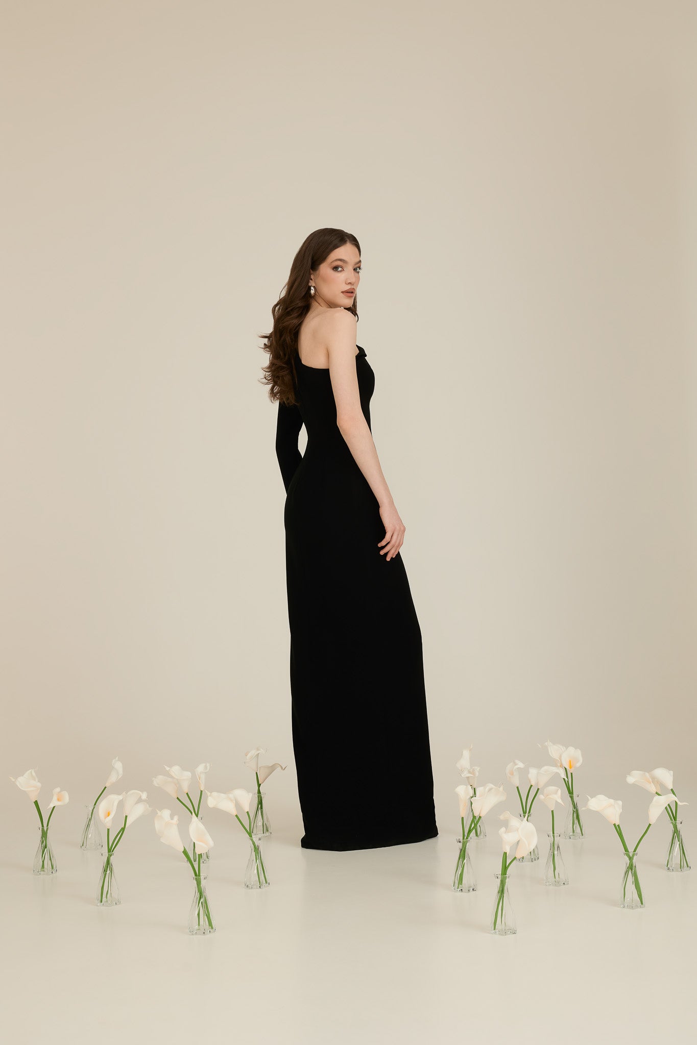 Rochie de Seara pe un Umar cu Slit
