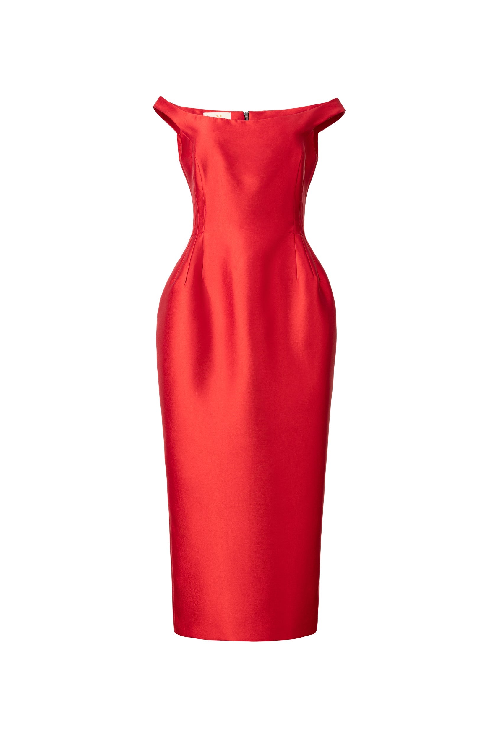 OFF SHOLDER MIDI DRESS Araftu Couture