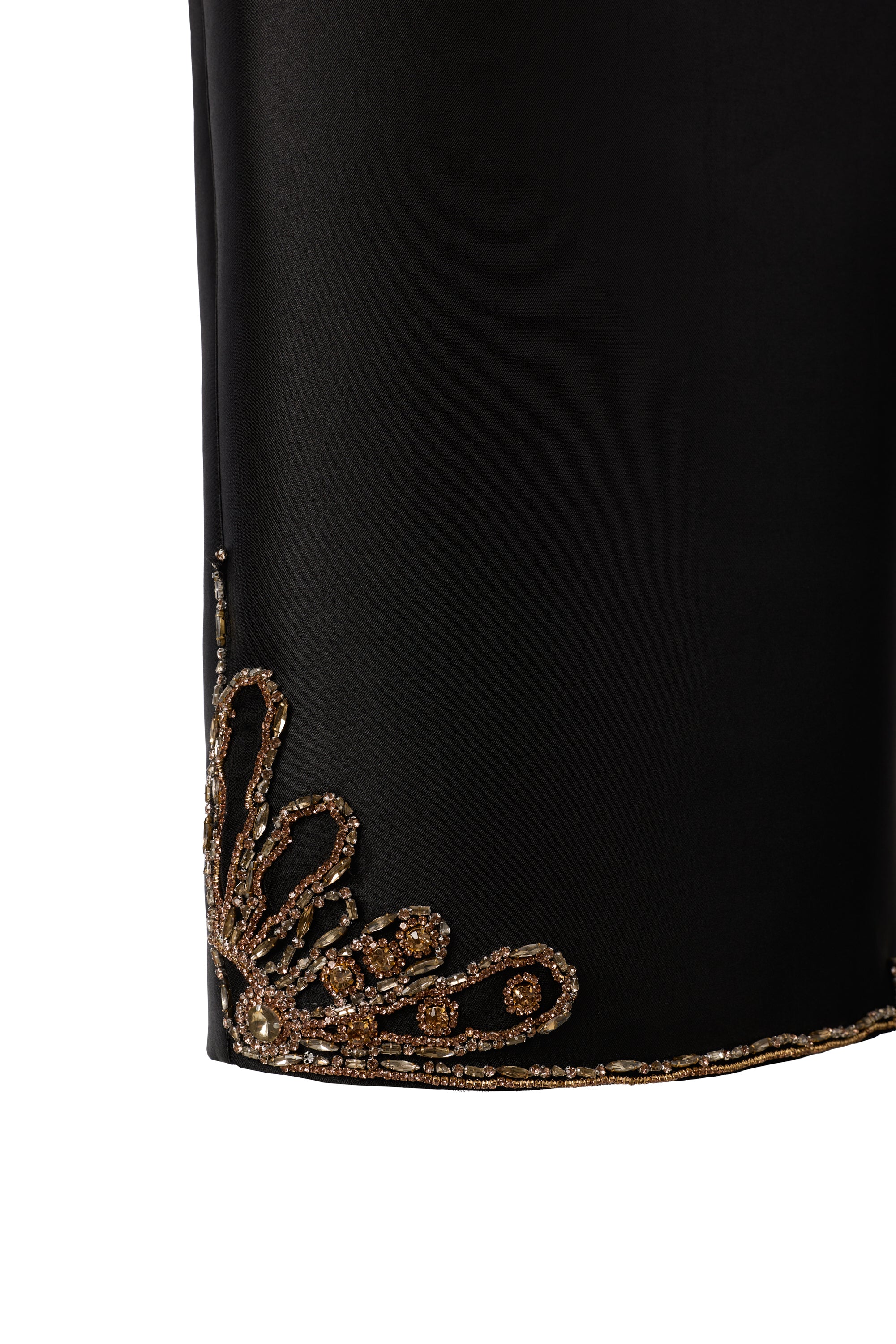 OFF SHOLDER MIDI DRESS WITH BEADS Araftu Couture