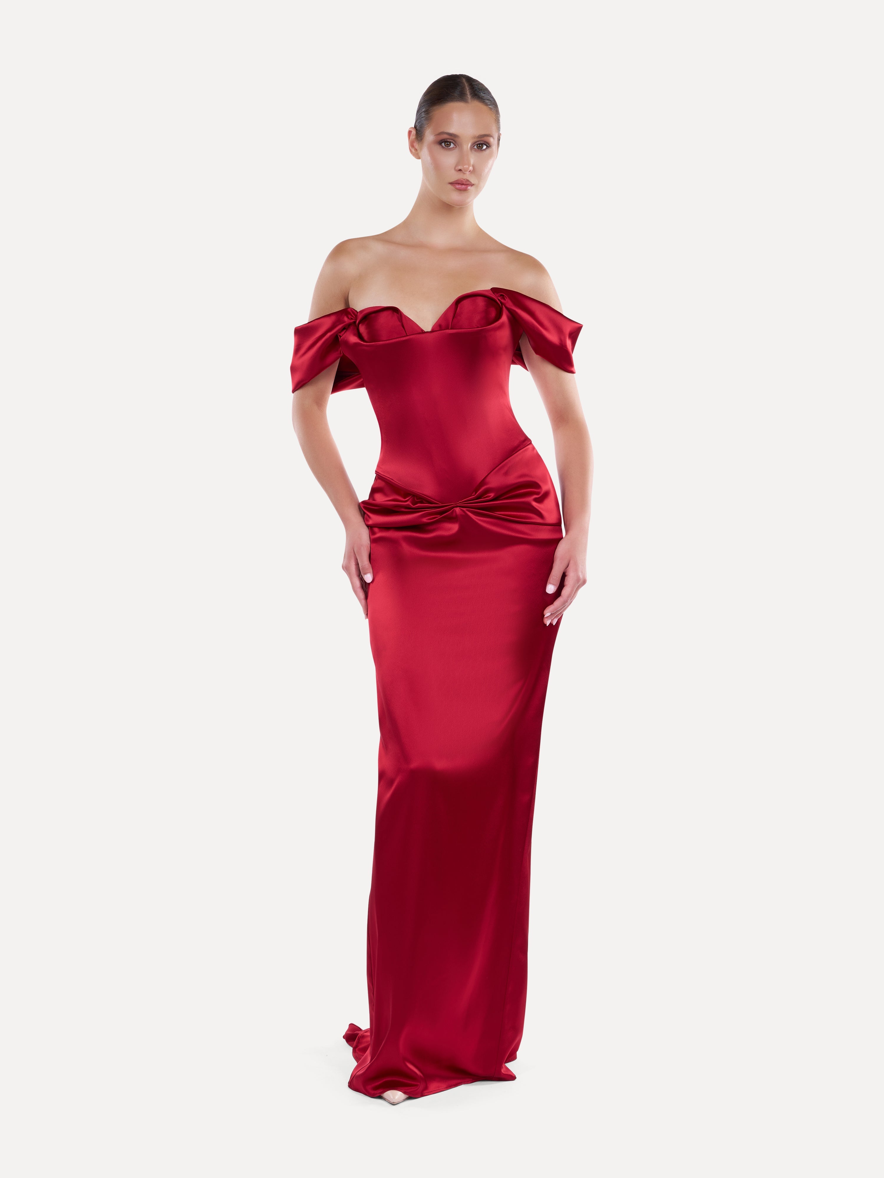 Rochie de seara cu decolteu in V  Araftu Couture