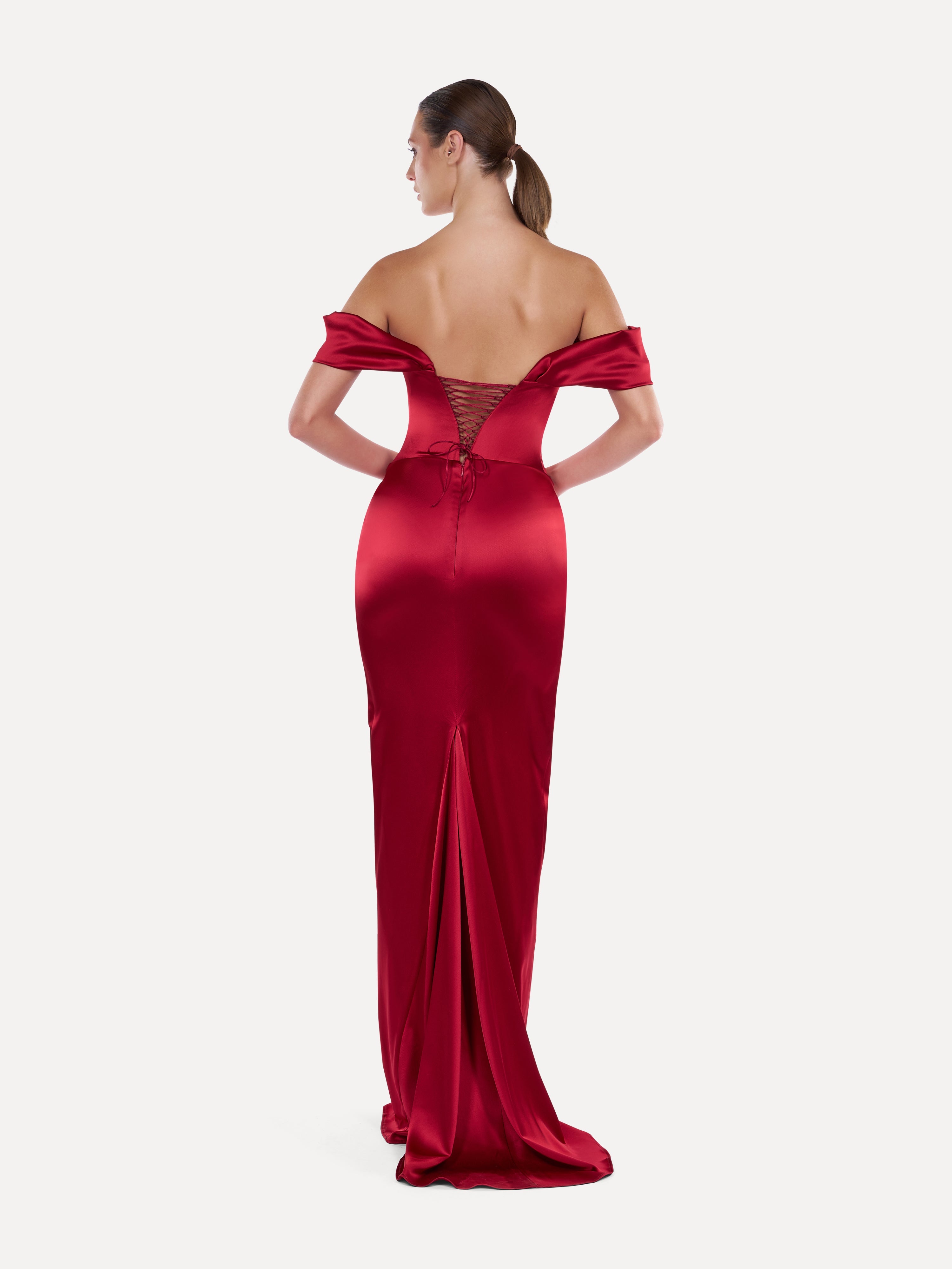 Rochie de seara cu decolteu in V  Araftu Couture