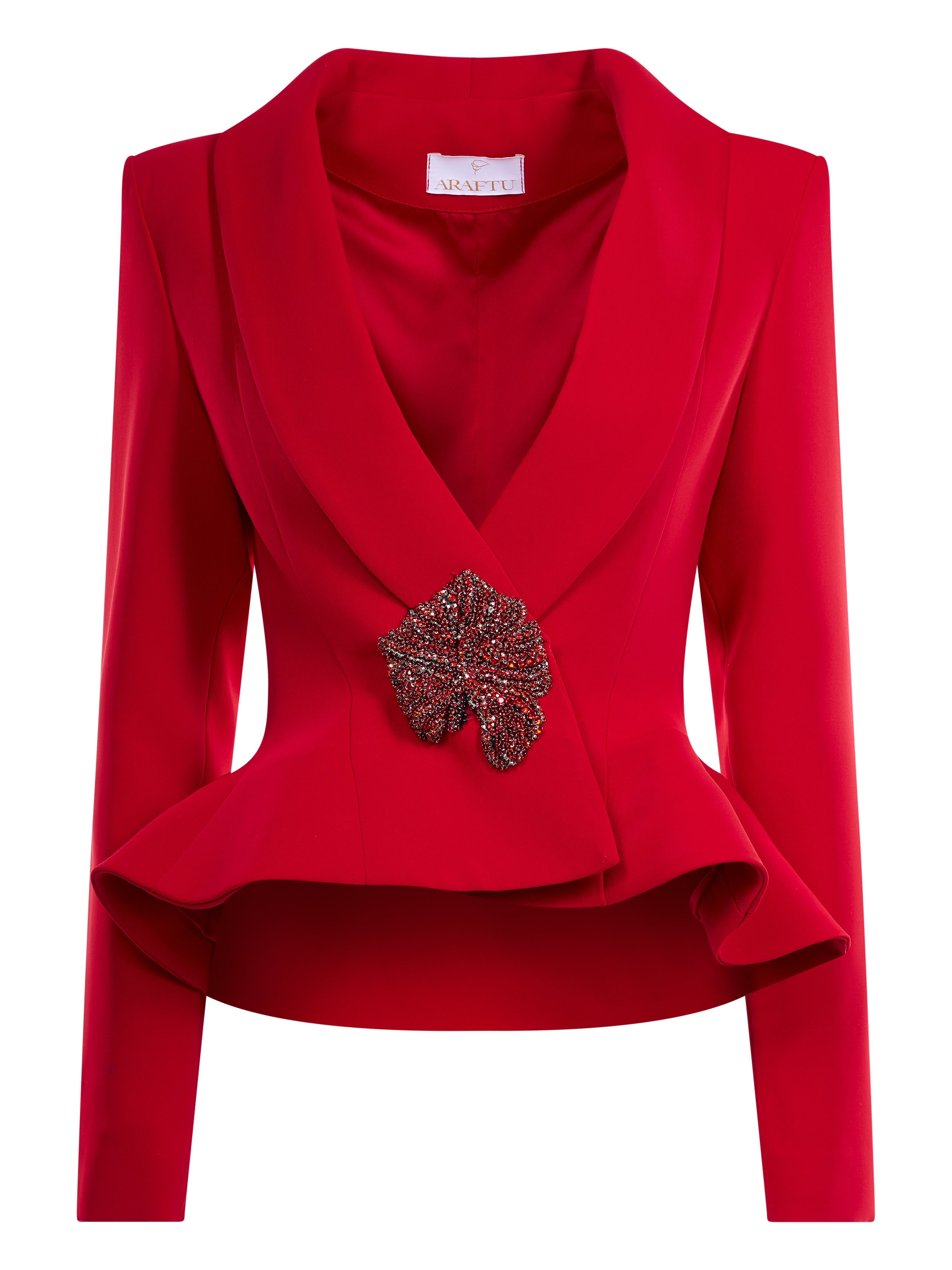 Sacou cambrat cu aplicatie  Araftu Couture