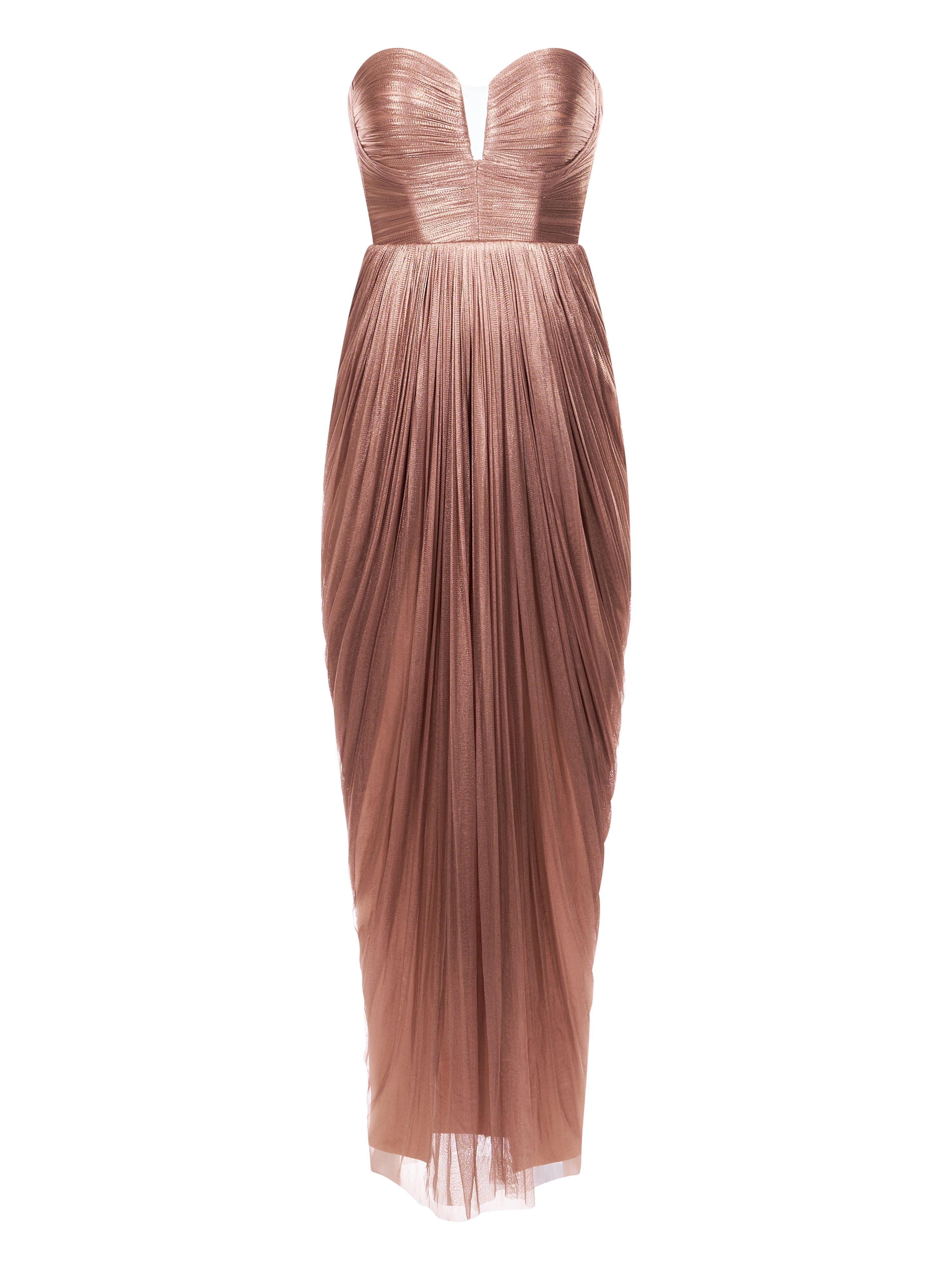 Rochie midi din tulle de matase  Araftu Couture