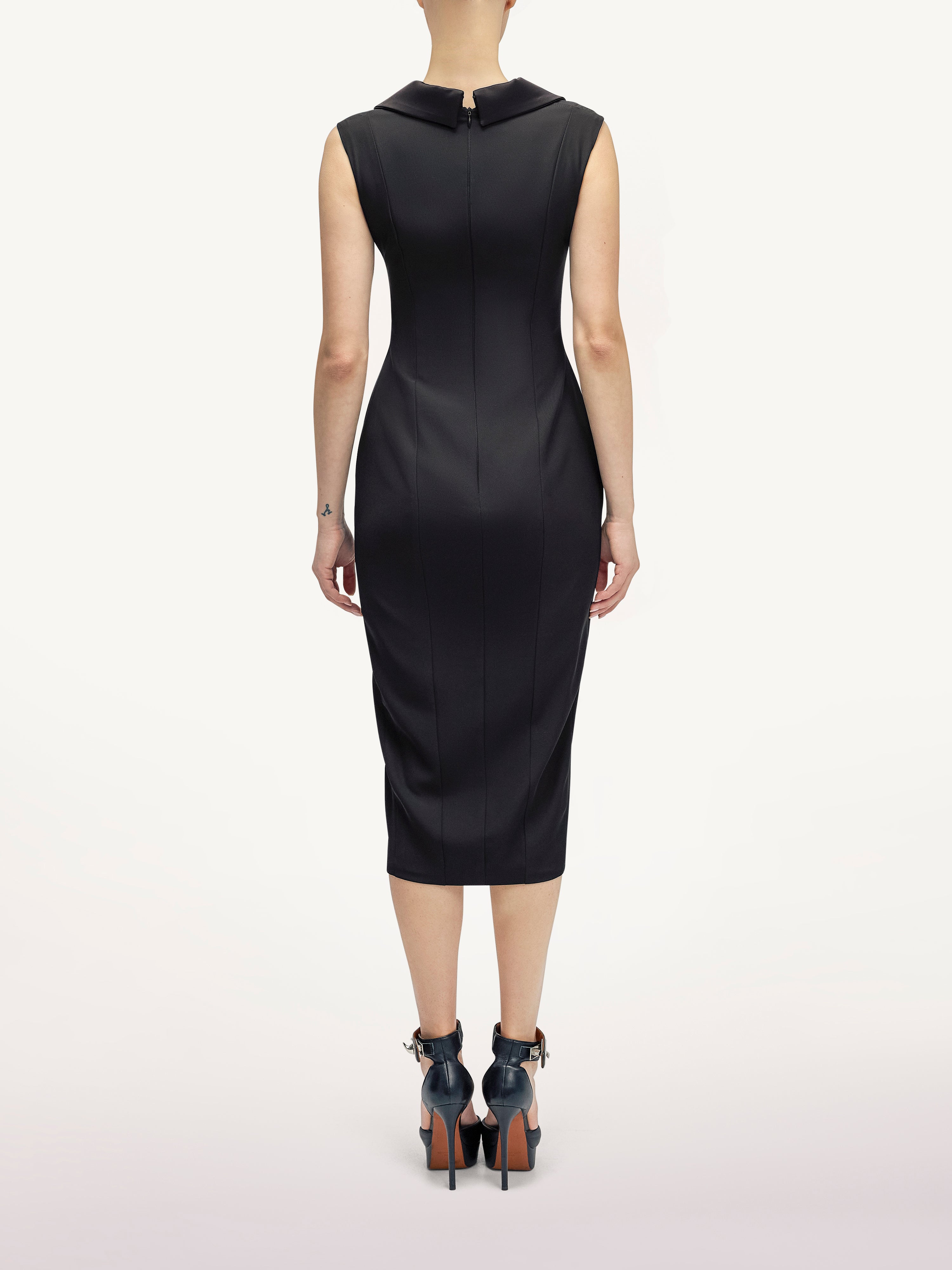 Rochie Cocktail Cu Detalii din Tafta  Araftu Couture