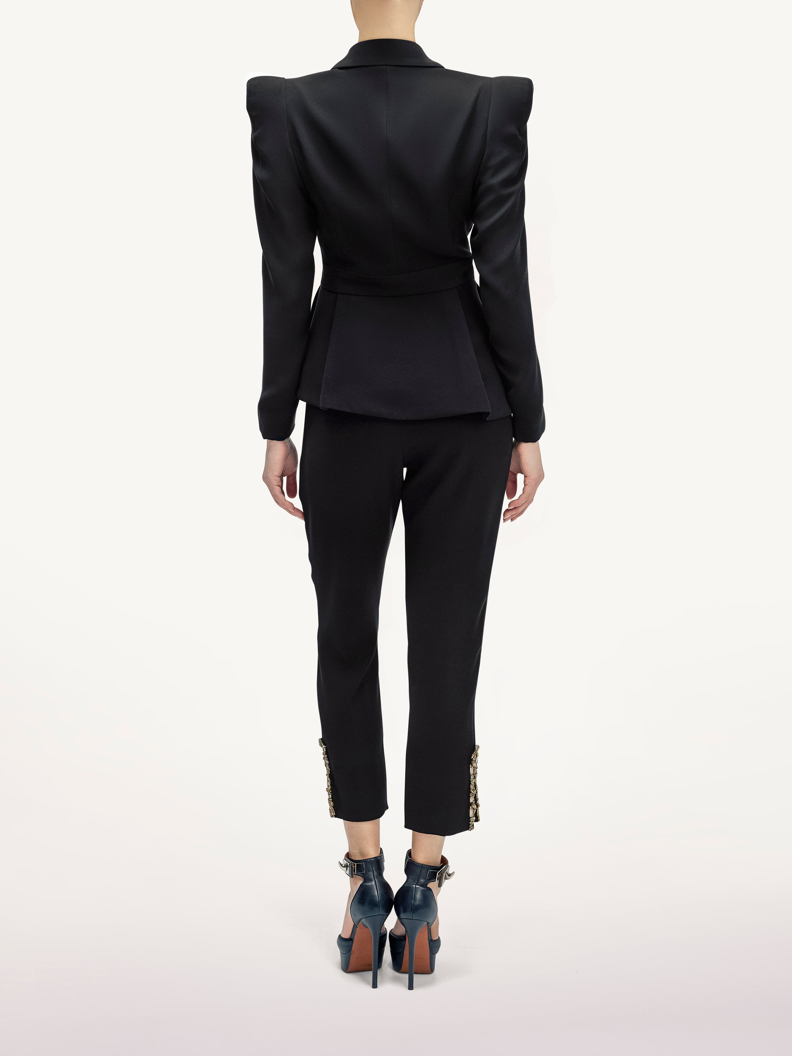 Costum Elegant cu Pantalon Pana  Araftu Couture