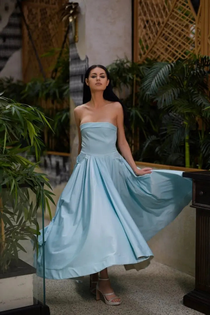 Rochie cloș cu buzunare - Araftu Couture