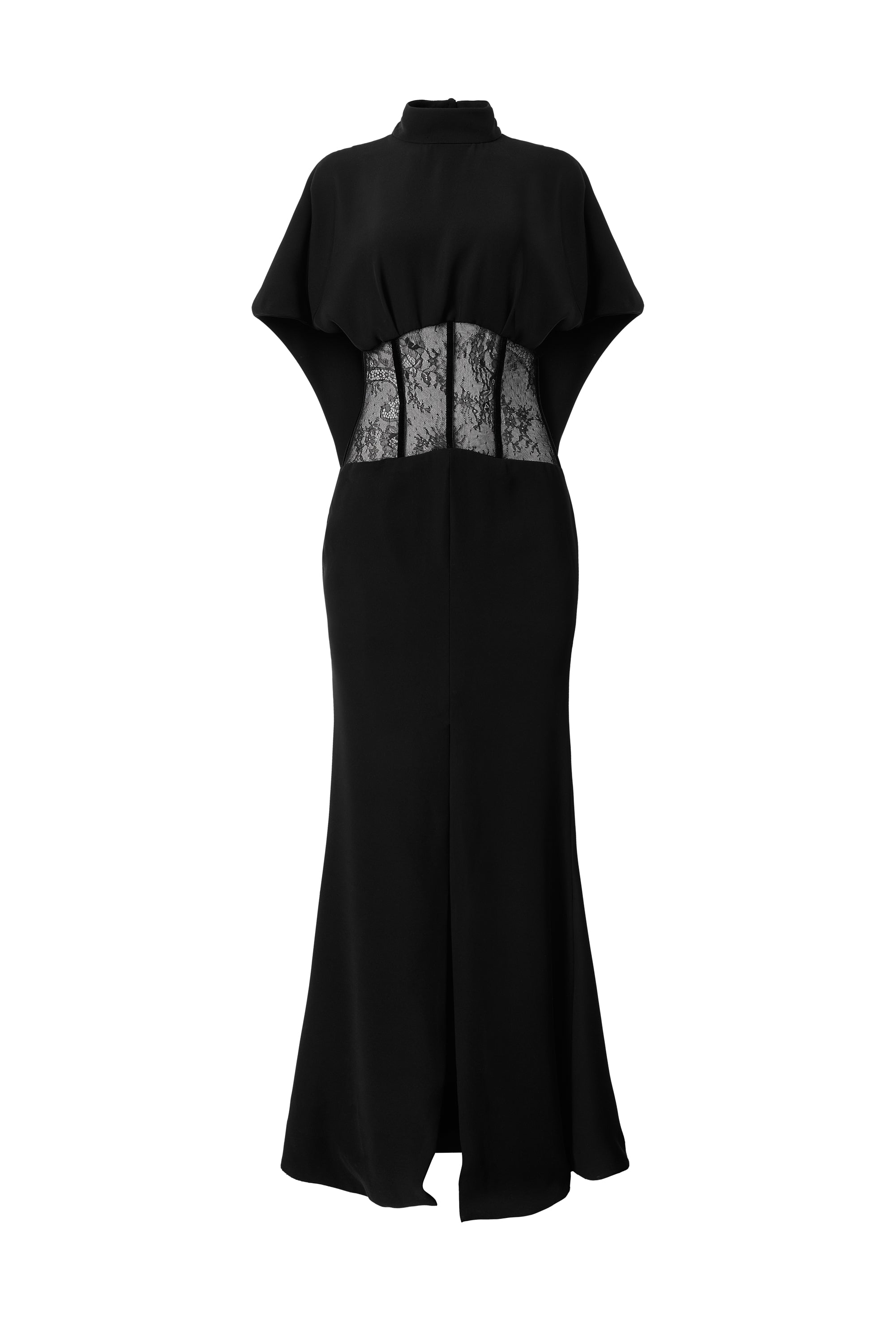 CAPE TOPE EVENING GOWN  Araftu Couture