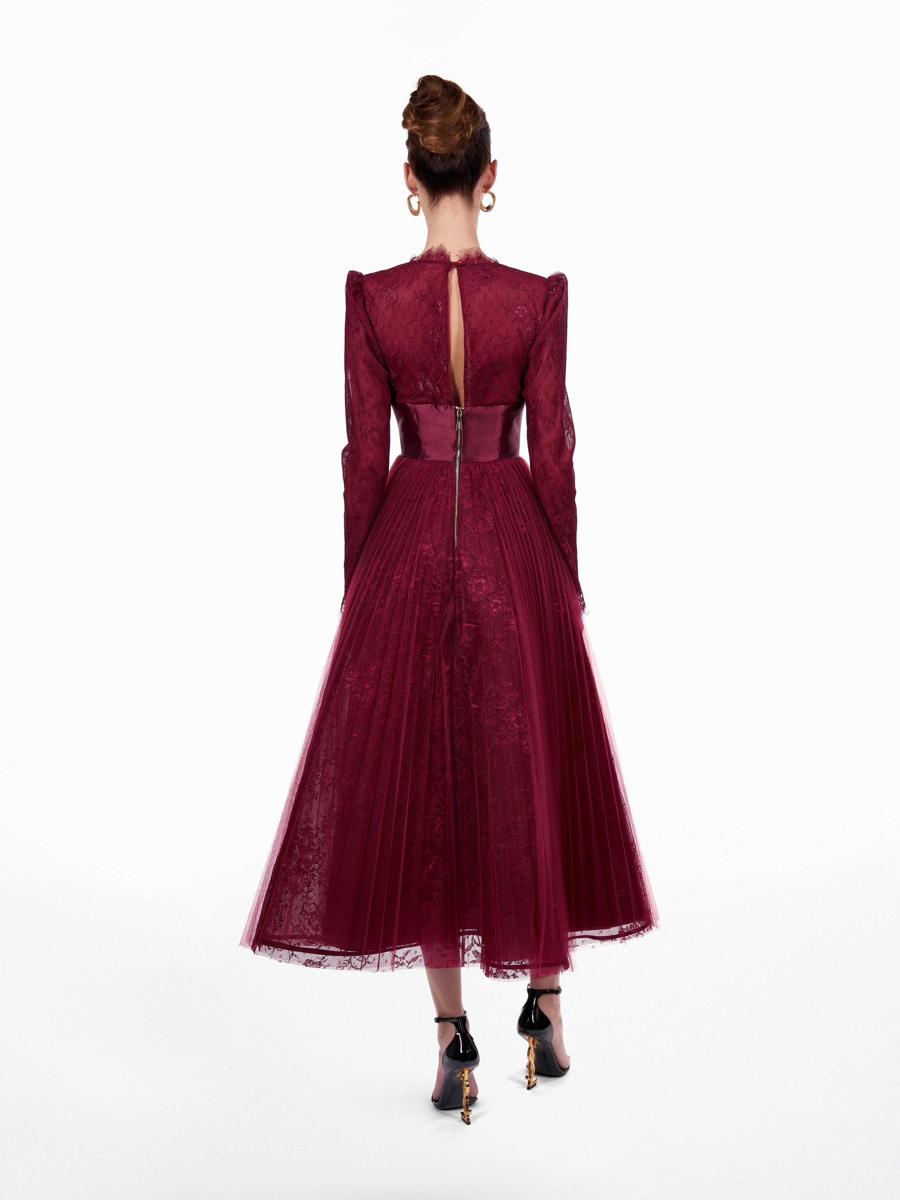 Rochie midi din dantela  Araftu Couture