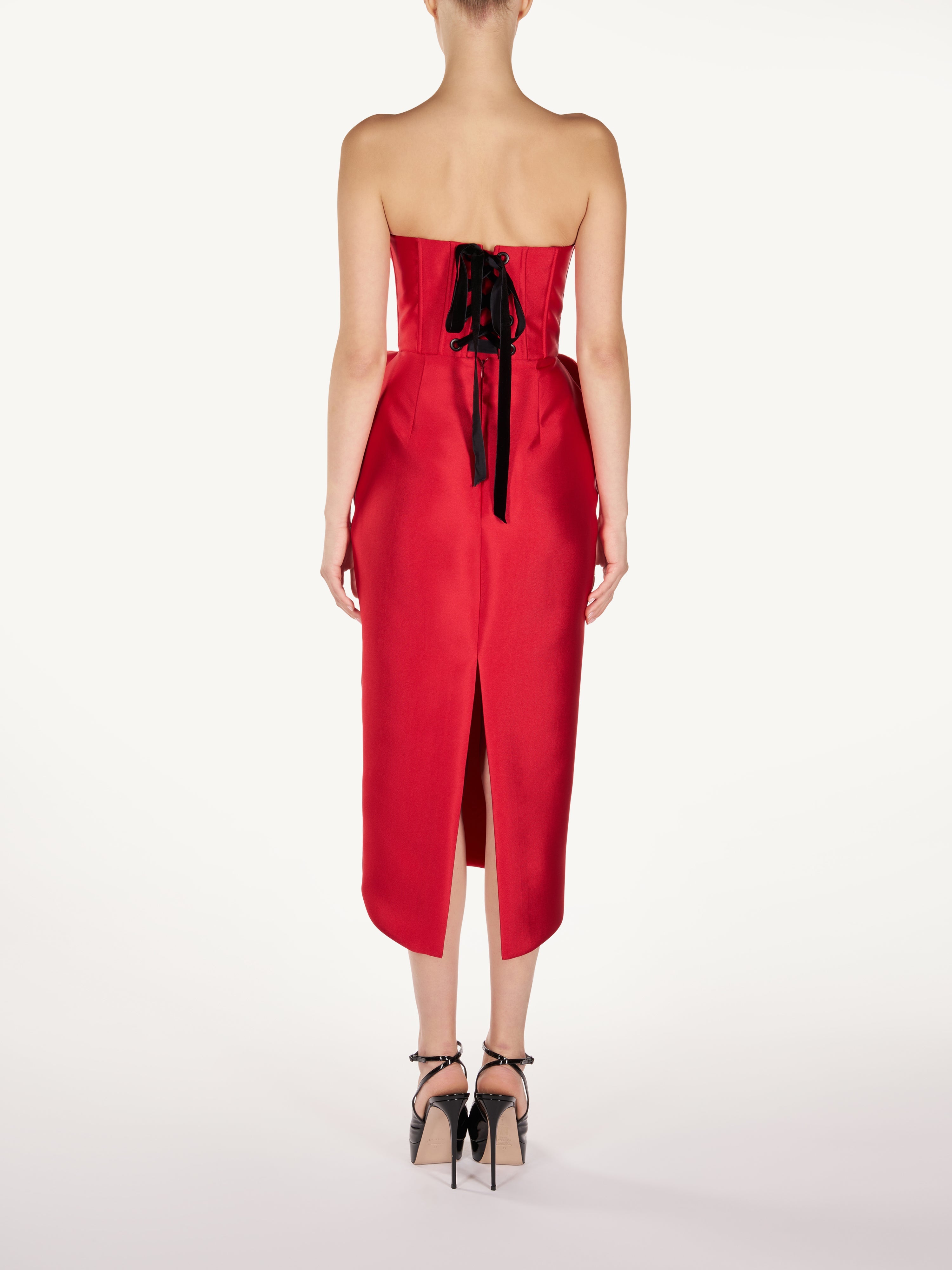 ROSE EMBELLISHED MIDI DRESS  Araftu Couture